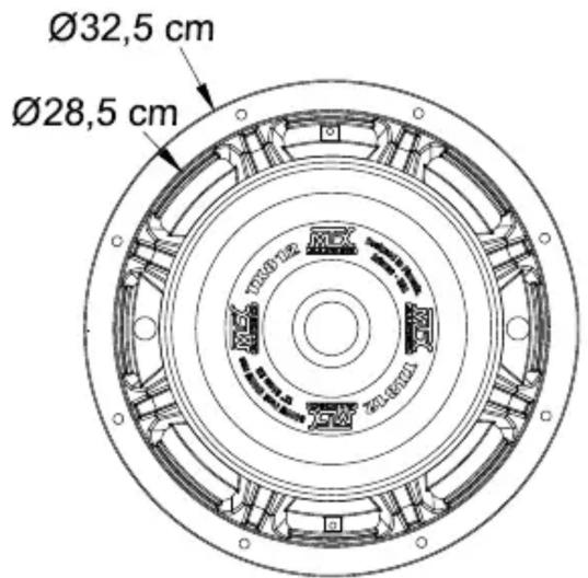 MTX Audio TX812 - TX812 Dimensions : - 1