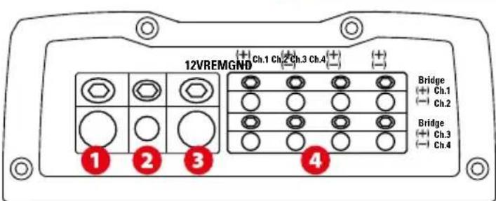 MTX Audio TX6500D - Setari, Alimentare si conexiuni Difuzoare - 4