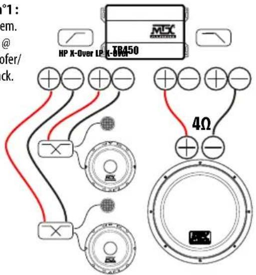 MTX Audio TR275 - Installation examples : - 1