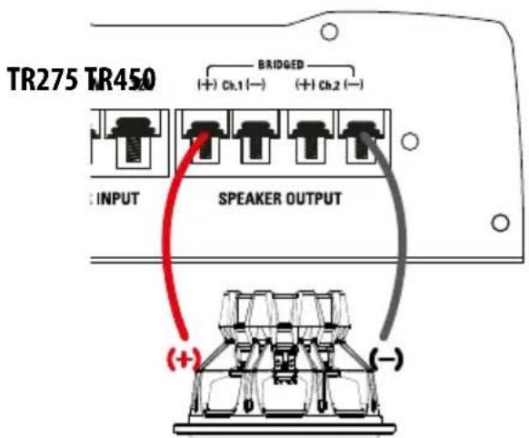 MTX Audio TR275 - - Settings, Power and Speaker connections : - 5