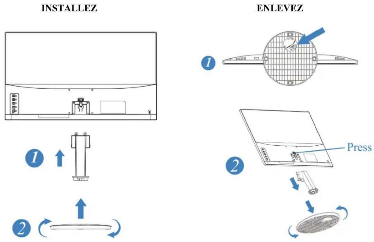 HANNSPREE HC225HFB - VÉRIFIER LE CONTENU DE L'EMBALLAGE - 5