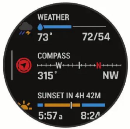 GARMIN Quatix 7 Sapphire - Appuyez sur UP ou DOWN. - 1