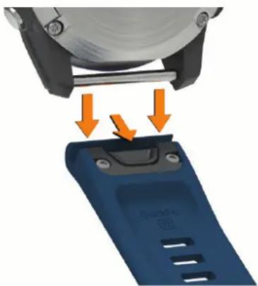 GARMIN Quatix 7 Sapphire - Changement des bracelets QuickFit® - 1
