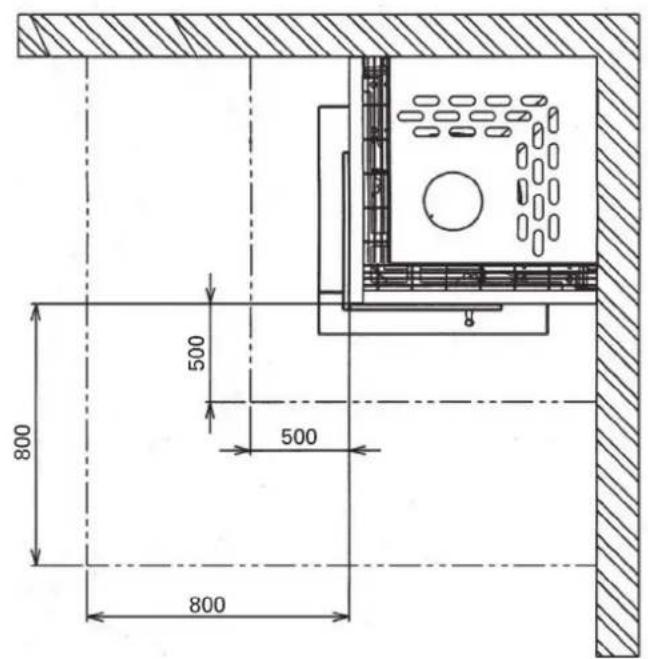 ORANIER Club W+ II - Aufstellung des Kaminofens - 2
