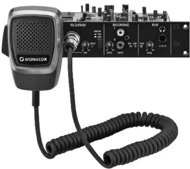 Monacor PA24FMM - Einschubmodul für Notfalldurchsagen Insertion Module for Emergency Announcements - 2