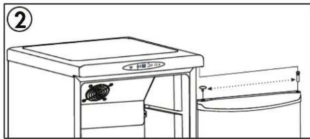 DANBY DH016A1WT - INSTRUCCIONES DE INVERSION DE PUERTA - 2