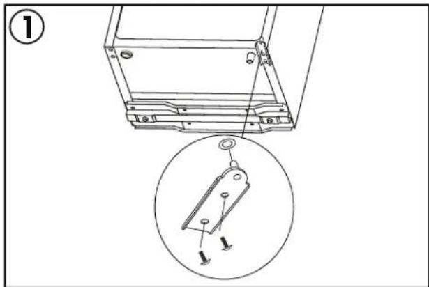 DANBY DH016A1WT - DOOR REVERSAL INSTRUCTIONS - 1