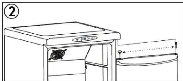 DANBY DH016A1WT - DOOR REVERSAL INSTRUCTIONS - 2