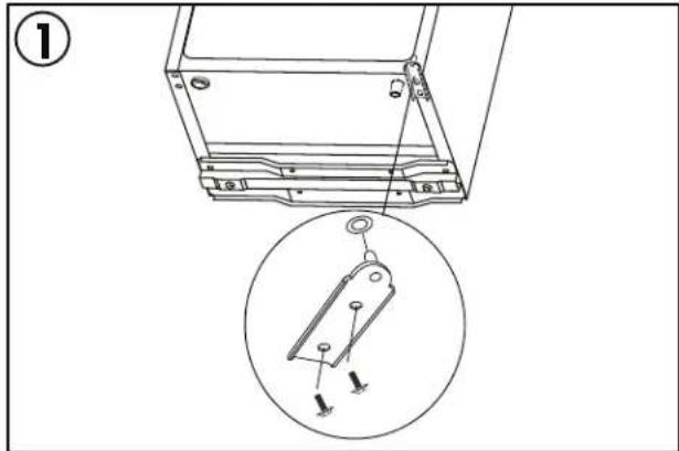 DANBY DH016A1WT - INSTRUCCIONES DE INVERSION DE PUERTA - 1