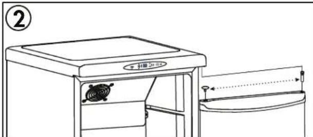 DANBY DH016A1WT - INSTRUCTIONS D'INVERSION DE PORTE - 2