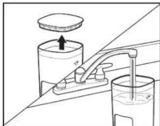 HAMILTON BEACH AquaFusion 87320 - How to Install and Flush Water Filter - 3