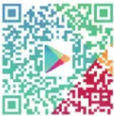 QR code with a colorful play button logo in the center, likely linking to a digital content or website.