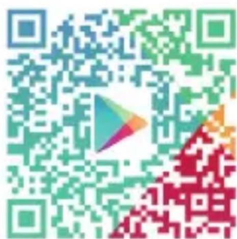QR code with a colorful play button logo in the center, likely linking to a digital content or website.