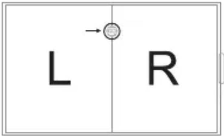 L R