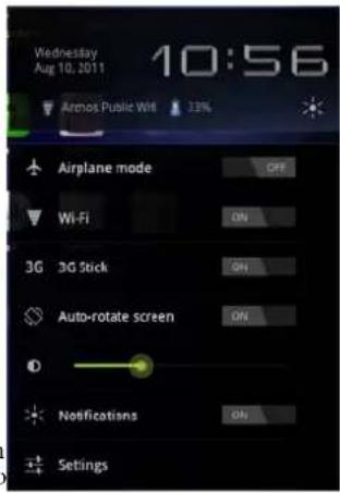 ARCHOS 80 G9 - Utilize l'interface Android - 1