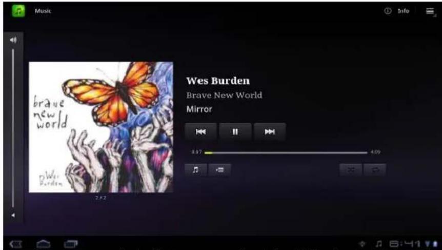 ARCHOS 80 G9 - LECTURE DE MUSIQUE - 1