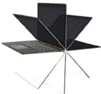 ARCHOS 133 Flip - Différentes positions de l'écran - 1