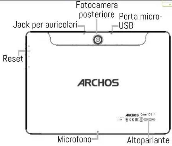 ARCHOS Core 101 4G - Descrizione del dispositivo - 2