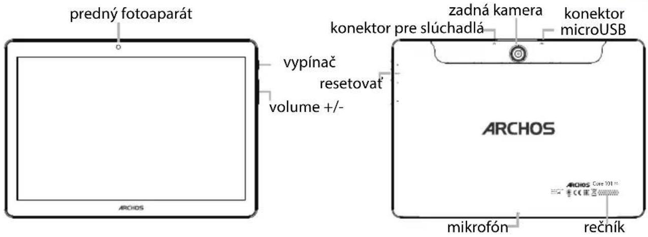 ARCHOS Core 101 4G - Popis zariadenia - 1