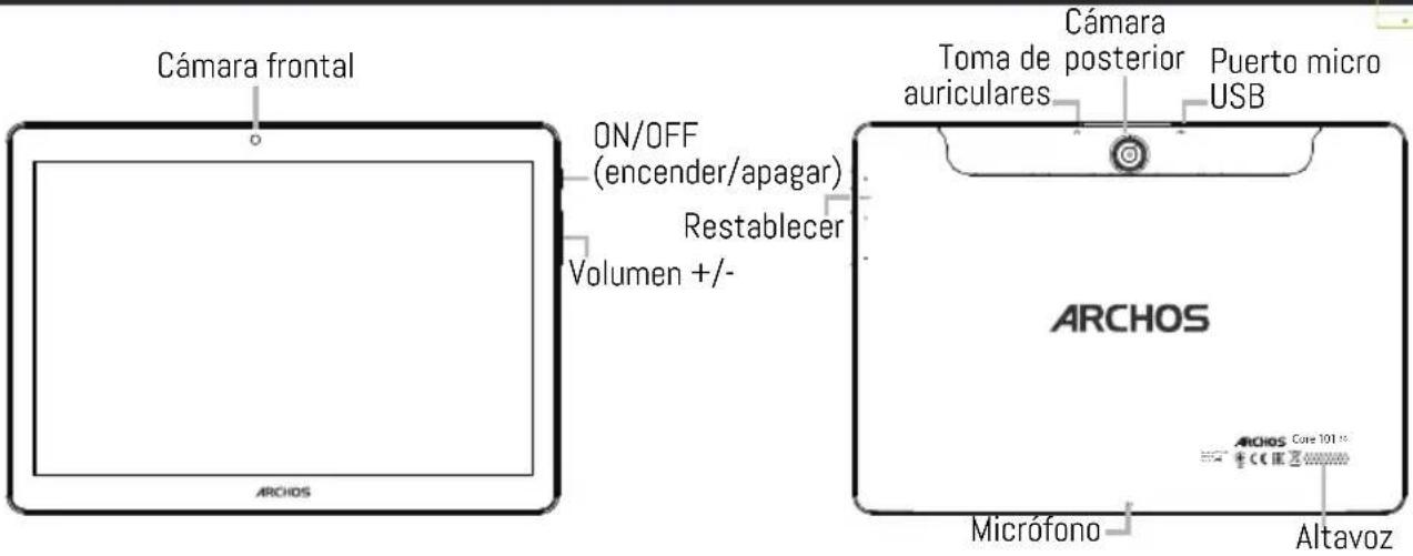 ARCHOS Core 101 4G - Descripción de su dispositivo - 1