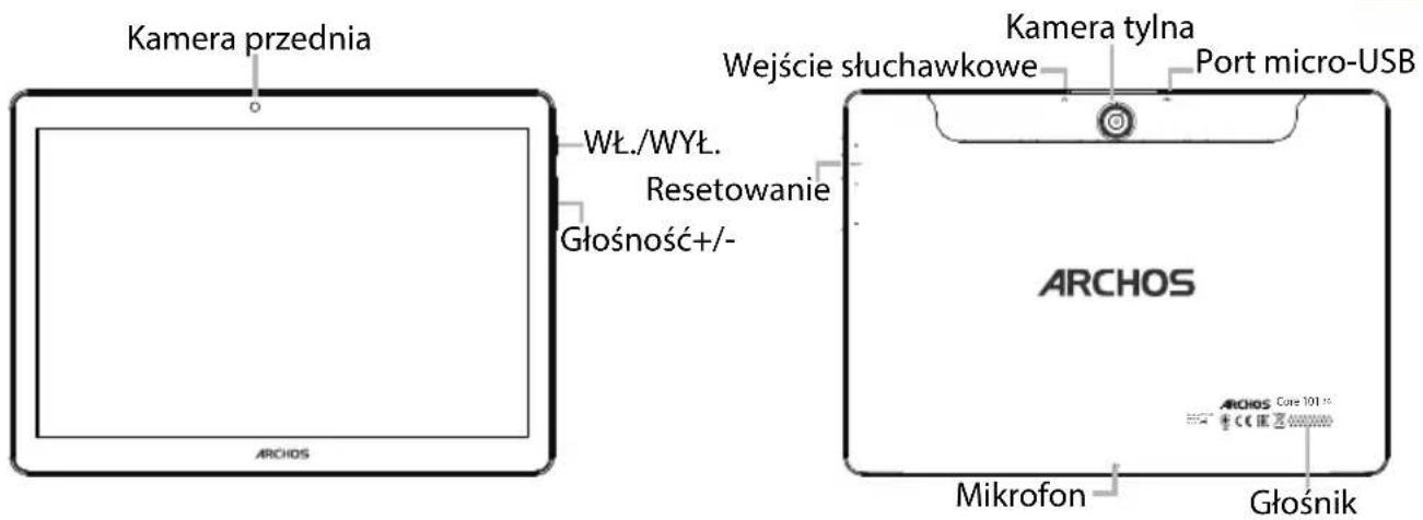 ARCHOS Core 101 4G - Opis urzadzenia - 1