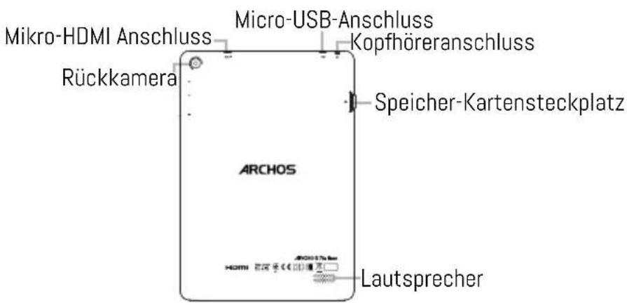 ARCHOS 79b Neon - Beschreibung des Geräts - 2