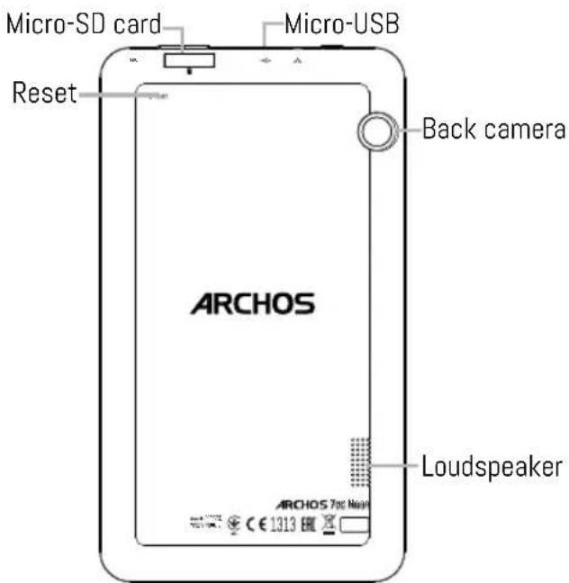 ARCHOS 70c Neon - Describing your device - 2