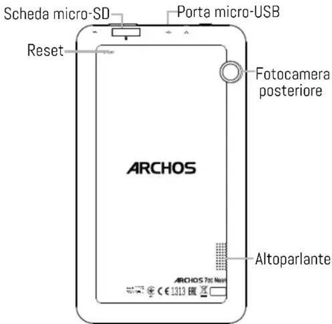 ARCHOS 70c Neon - Descrizione del disposativo - 3