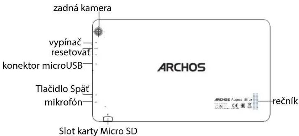ARCHOS Access 101 WiFi - Popis zariadenia - 3
