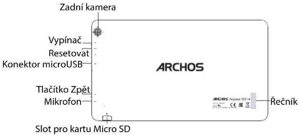 ARCHOS Access 101 WiFi - Popis zařízení - 3