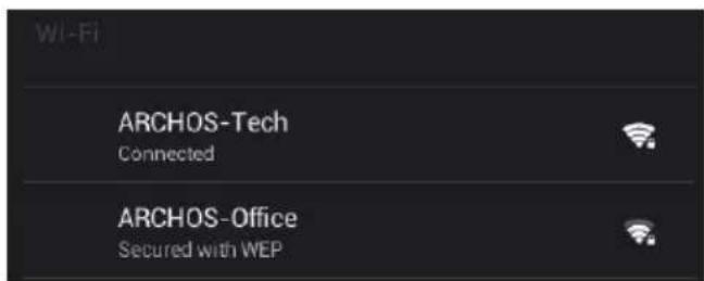 ARCHOS 79 Neon - Connessione a una rete wireless - 5