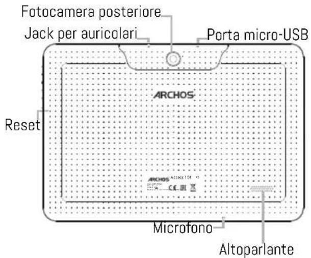 ARCHOS Access 101 3G - Descrizione del dispositivo - 2