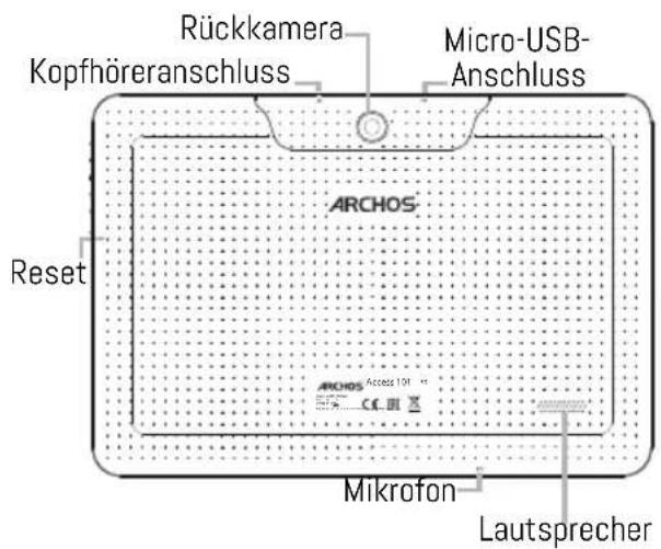 ARCHOS Access 101 3G - Beschreibung des Geräts - 2