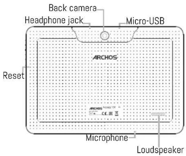 ARCHOS Access 101 3G - Describing your device - 2
