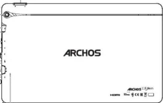 ARCHOS 116 Neon - Beschrijving van het apparaat - 3