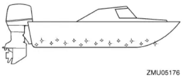 YAMAHA F9.9H (2022) - Peinture antifouling - 1