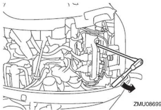 YAMAHA F100 (2022) - Inspection de la bougie - 2