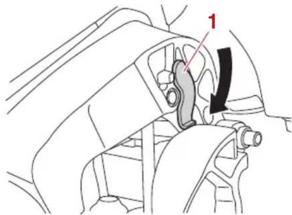 YAMAHA F100 (2022) - Procedure de releavage (modèles à système de trim) - 7
