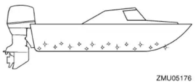 YAMAHA LF225 (2022) - Peinture antifouling - 1
