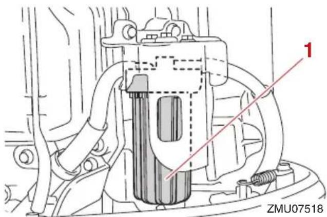 YAMAHA LF225 (2022) - Contrôle du filtre à carburant - 1