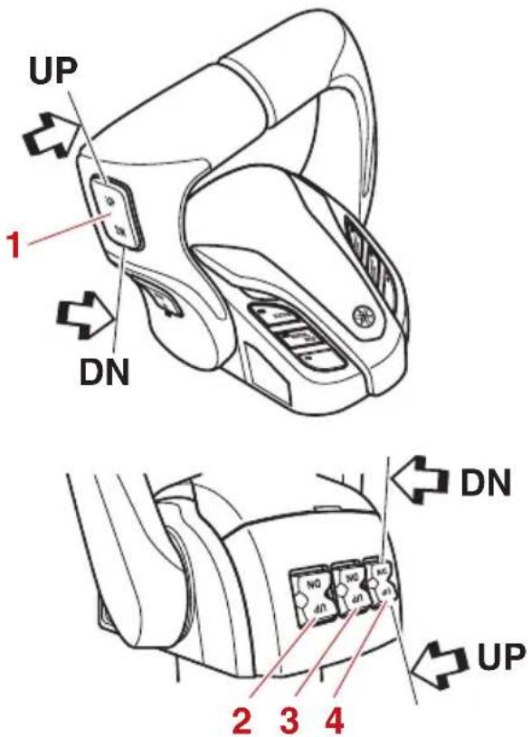 YAMAHA LF225 (2022) - Interrupteurs de trim - 2
