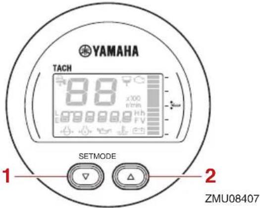 YAMAHA LF225 (2022) - Compteurs multifonction 6Y8 - 1