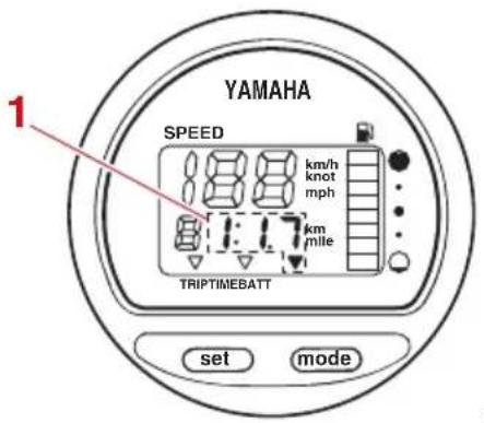 YAMAHA F200C (2022) - Indicateur d'alerte de faible tension de la batterie - 1