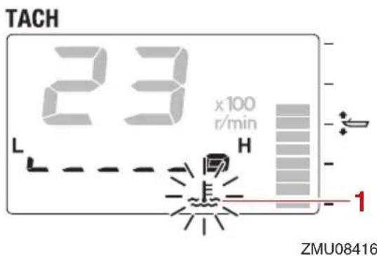 YAMAHA F200C (2022) - Indicateur d'alerte de surchauffe - 1
