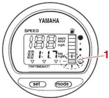 YAMAHA F200C (2022) - Indicateur d'alerte de niveau de carburant - 1