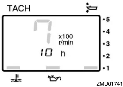 YAMAHA FT50J (2022) - Compteur d'heures - 1