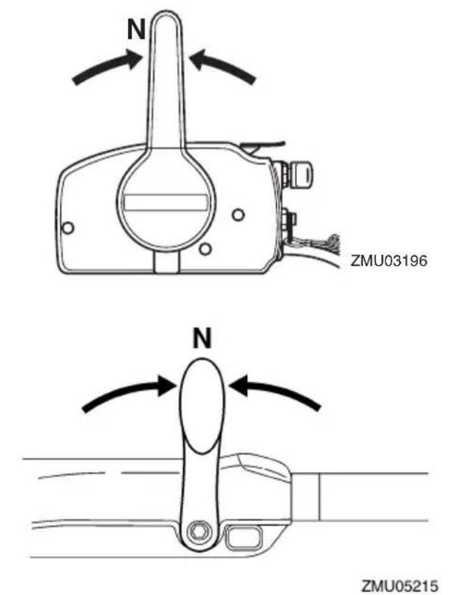 YAMAHA FT50J (2022) - Procédure de relevage (modèles à système de trim) - 1