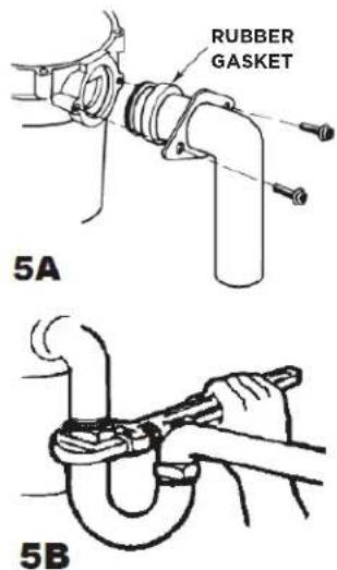 FRIGIDAIRE FF13DISPC1 - RACCORDEMENTS COUDE DE VIDANGE ET LAVE-VAISSELLE - 1
