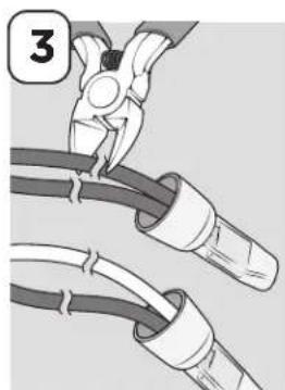 FRIGIDAIRE FF03DISPD1 - Si vous utilisez un cable à gaine non métallique (ROMEX): - 3