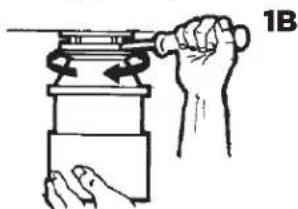 FRIGIDAIRE FF03DISPD1 - Avant de passer à l'étape suivante, coupez l'alimentation électrique de la boîte de disjoncteurs ou de fusibles. Débranchez le broyeur. - 2